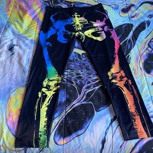 Skeleton leggings